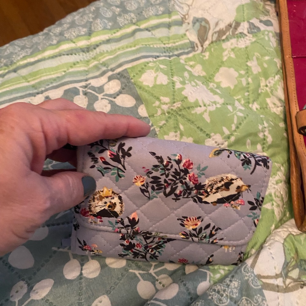 Vera Bradley tri-fold wallet